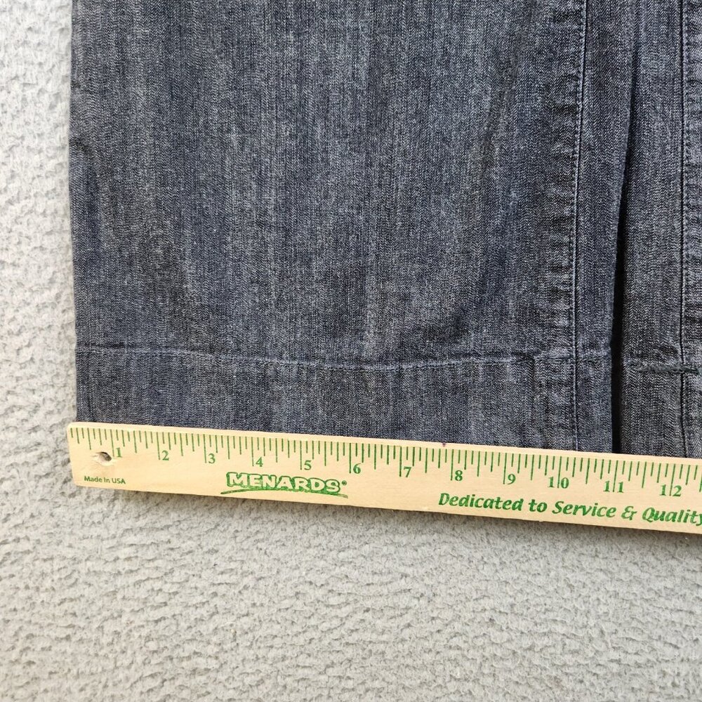 DOCKERS Pants Women's 8 Flare Cotton Twill Ideal Fit Casual Gray Metro Mid Rise - Picture 7 of 8